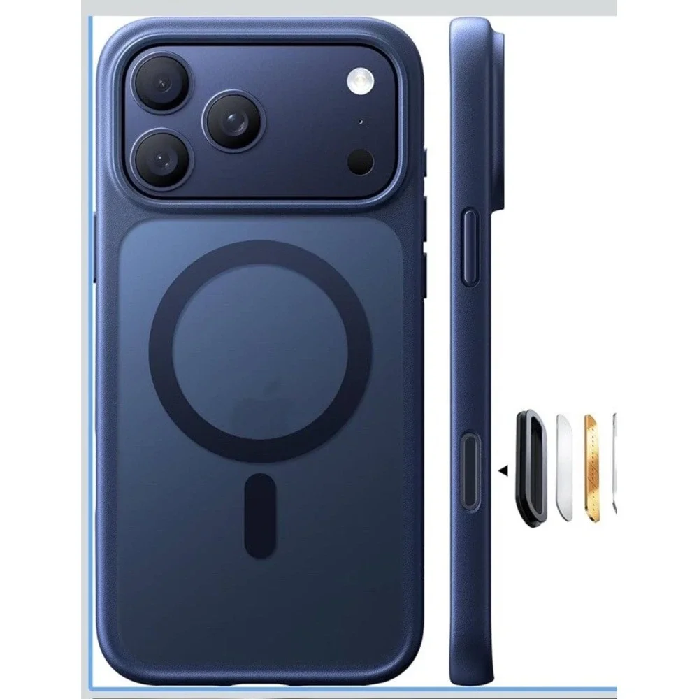 TORRAS Magnetic Shockproof Case For iPhone 17 Pro‎ MagSafe Slim Translucent Blue